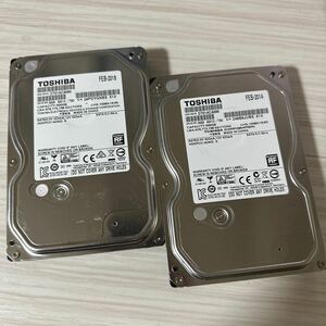 Q409/Q410(二枚セット):【動作保証/使用0時間 /AVコマンド対応】TOSHIBA DT01ACA050 3.5インチHDD 500GB SATA