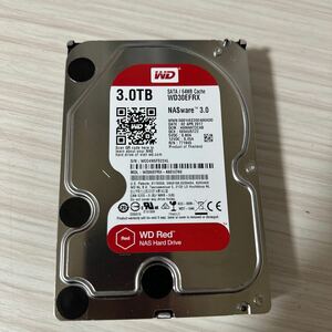 Z321:【動作保証/使用0時間/AVコマンド対応】WDC WD30EFRX 3.5インチHDD SATA 3TB 3000GB