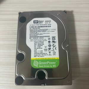 X166:【動作保証/AVコマンド対応/使用0時間】3.5インチ 内蔵HDD SATA WD20EURS-63S48Y0 2TB SATA