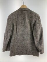 HARRIS TWEED ハリスツイード ウール100% チェック テーラード ジャケット size5/ブラウン系 ◇■ ☆ eaa9 メンズ_画像4