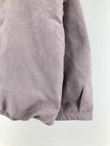 chocol raffine robe ショコラフィネローブ シャーリング ノーカラー ジャケット sizeF/紫 ◇■ ☆ eaa9 レディース_画像3
