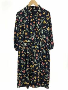 Reflect Reflect floral print One-piece size9/ dark blue *# * eaa9 lady's 
