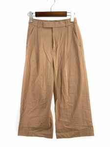 UNTITLED Untitled wide pants size0/ beige group *# * eaa9 lady's 