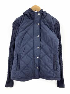 Eddie Bauer エディーバウアー ニット切替 ジャケット sizePXS/紺 ◇■ ☆ eaa9 レディース