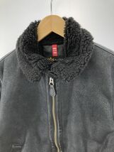 ALPHA INDUSTRIES アルファインダストリーズ フェイクムートン ジャケット sizeS/黒 ◆■ ☆ eaa9 メンズ_画像3