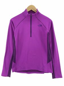 THE NORTH FACE ザノースフェイス ハーフジップ プルオーバー sizeM/パープル ■■ ☆ eaa9 レディース ☆ eab5 レディース