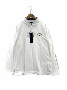 美品 Callaway キャロウェイ タグ付き ポロシャツ size3L/白 ◇■ ☆ eaa9 メンズ ☆ eab5 メンズ