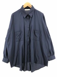 Bou Jeloud ブージュルード チュニック シャツ sizeM/ネイビー ◇■ ☆ eaa9 レディース ☆ eab5 レディース