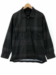 BLACK LABEL CRESTBRIDGE ブラックレーベル クレストブリッジ シャツ sizeM/黒 ◇■ ☆ eab5 メンズ