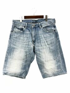 LEVI’S リーバイス ハーフ デニムパンツ sizeW34/ライトブルー ■◇ ☆ eab5 メンズ