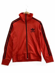 adidas アディダス トラック ジャケット sizeM/赤 ◇■ ☆ eab5 レディース