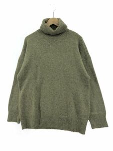 ZARA ザラ タートルネック ニット セーター sizeS/グリーン系 ◇■ ☆ eab5 レディース