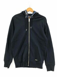 DIESEL ディーゼル ジップアップ パーカー sizeS/黒 ◇■ ☆ eab5 メンズ