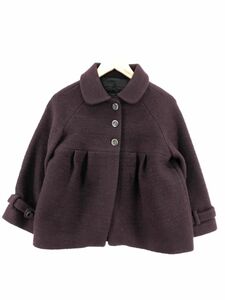 ZARA basic Zara Basic wool . coat sizeM/ bordeaux *# * eab5 lady's 