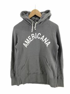 Americana アメリカーナ ロゴプリント プルオーバー パーカー sizeM/グレー ◇■ ☆ eaa9 レディース ☆ eab5 レディース