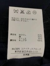 UNITED ARROWS ユナイテッドアローズ ウール・シルク混 ジャケット size44/ネイビー ◇■ ☆ eac2 メンズ_画像6