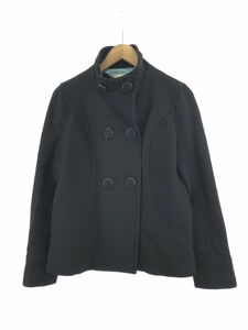 MINIMUM ミニマム ウール混 ピー コート size2/黒 ◇■ ☆ eac2 レディース