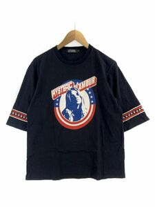 HYSTERIC GLAMOUR ヒステリックグラマー プリント Tシャツ sizeL/黒 ■◆ ☆ eac2 レディース