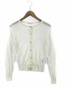 INDEX index cardigan sizeS/ white #* * eac2 lady's 