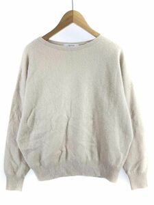 UNTITLED アンタイトル アンゴラ・ ウール混 ニット セーター size4/ベージュ ■◇ ☆ eac2 レディース