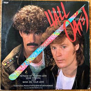 US盤12&#34;★Daryl Hall & John Oates★Method Of Modern Love★Arthur Baker The Latin Rascals★84年★超音波洗浄済★試聴可能