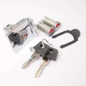 Glove box lock -OLYMPIA- Vespa PX (1984-) T5 125cc - chrome ベスパ グローブボックスキー PX200E PX200FL PX150E PX150FL PX125FL