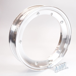 Rim Tubeless 2.0 SIP polished 2.10-10 for Vespa 125ET3 PX200E PX200FL SPRINT RALLY pk50 PX150FL PX125FL チューブレスホイールリム