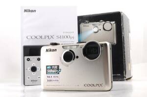 動作品 ニコン Nikon COOLPIX S1100pj クールピクス コンパクトデジタルカメラ 箱 取説 充電器 リモコン付 管K5458