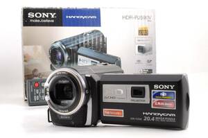 動作品 ソニー SONY HANDYCAM HDR-PJ590V 黒 ブラック ハンディカム デジタルビデオカメラ 箱 リモコン付 管K5360