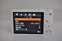 動作品 ソニー SONY DSC-WX350 サイバーショット 白 ホワイト コンパクトデジタルカメラ 箱 充電ケーブル付 管N7936_画像9