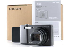 動作品 リコー RICOH CX1 黒 ブラック コンパクトデジタルカメラ 箱 取説 充電器付 管N7938