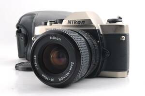 動作品 ニコン Nikon FM10 レンズ Zoom-NIKKOR 35-70mm f3.5-4.8 Ai-s MF 一眼レフ フィルムカメラ ケース付 管K5668