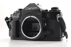 シャッター鳴き無し 動作品 キャノン Canon A-1 ボディ 黒 ブラック MF 一眼レフ フィルムカメラ 管K5760