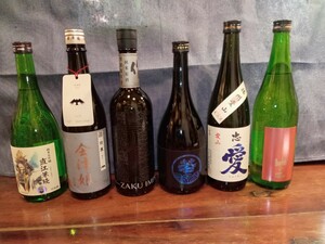 【激レア 送料無料】日本酒 5本セット 「若波 10周年記念記念酒、作 impression、会津娘 楯の川 忠愛 山の井」