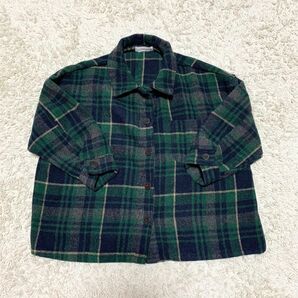 HEGOGUMA 韓国子供服 チェック柄 シャツ ジャケット