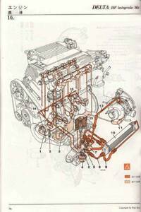 送料込！LANCIA DELTA/ランチアデルタ16V日本語整備マニュアル