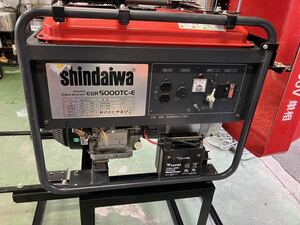 shindaiwa ガソリン発電機　直接引き取りのみEGR5000TC-E 三相200v 単相100v 50Hz