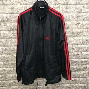 90' Adidas s Lee линия джерси спортивная куртка черный × красный M размер 