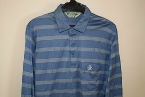 2421** men's 2:M Munsingwear, blue white series, polo-shirt with long sleeves 