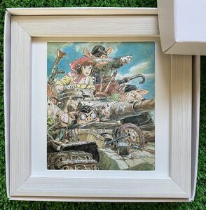 【額装品】ジブリ　アニメージュ表紙　イラスト　宮崎駿　STUDIO GHIBLI 検)セル画　原画　ポストカード