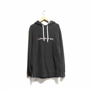 希少【number (n)ine ナンバーナイン】is dead pullover logo sweat hoodie プルオーバー/ロゴ/スウェット パーカー