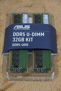 ASUS DDR5-4800 U-DIMM 16GB 1枚（Samsung製）