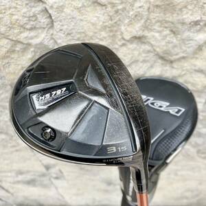 イオンスポーツ GIGA HS797 SILICON TITANIUM 3W 15° Fujikura Speeder EVOLUTION Ⅱ FW 70-S ヘッドカバー付 