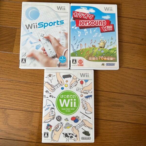 Wii ソフト ３セット