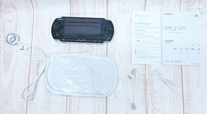 6-3590A/PSP-3000 ケース イヤホン セット ジャンク品 