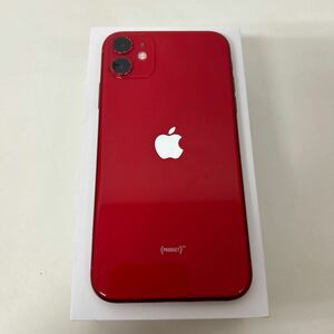 【1円スタート】iPhone 11 レッド Apple アップルMW/LV2/A 64GB A2221 SIM ロックあり ドコモ スマートフォン