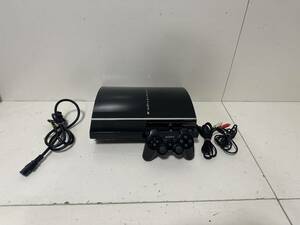 ★1円～★PS2動作OK★ハイスペックPS3 本体セット【高容量HDD 320GBへ換装済み】CECHA00★純正コントローラー付★PS3最上位モデル★