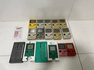 【Nintendo 初代 GAMEBOY ゲームボーイポケット 本体 大量まとめ 14台セット ゲームボーイ 任天堂 動作未確認 ジャンク】