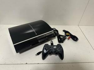 【ソニー PS3 本体セット FW 4.88/ 高容量HDD 160GBへ換装済み】CECHL00【動作確認済み】クリアブラック コントローラー