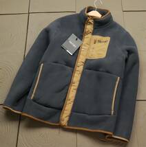 XR23 TIRLYTIRLY　ポーラー フリース ジャケット/Polar Fleece Jacket　メンズ　冬　L　裏起毛　マウンテンジャケット　ダークグレー_画像1